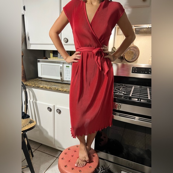 hal ferman Dresses & Skirts - Vintage hal ferman pleated dress size s♥️